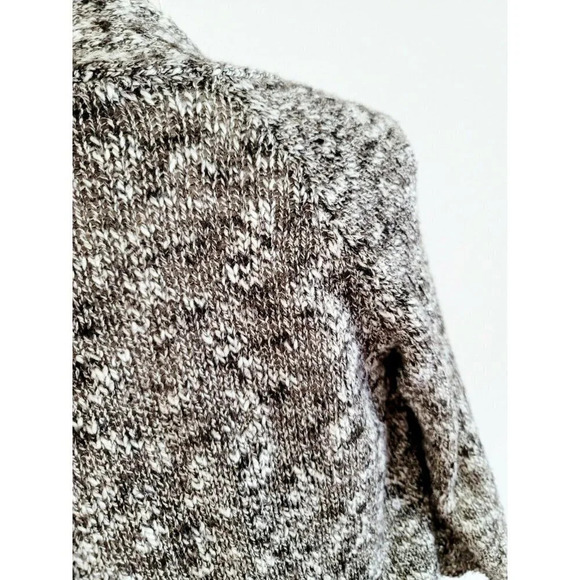 Eileen Fisher Heather Grey Multi Linen Blend Open Cardigan PM Medium Petite - Picture 8 of 10